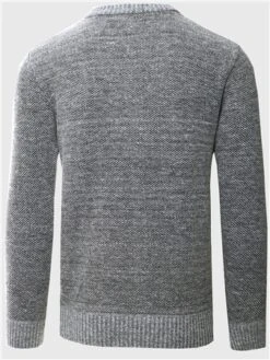 Brave Soul Grey Marl Goodwin Knitted Jumper -Jack & Jones Store 29558 3