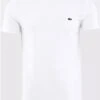 Lacoste White Crew Neck Pima Cotton Jersey T-Shirt