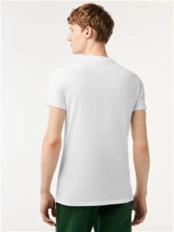 Lacoste White Crew Neck Pima Cotton Jersey T-Shirt 6 Lacoste White Crew Neck Pima Cotton Jersey T-Shirt -Jack & Jones Store 29575 2