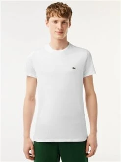 Lacoste White Crew Neck Pima Cotton Jersey T-Shirt 7 Lacoste White Crew Neck Pima Cotton Jersey T-Shirt -Jack & Jones Store 29575 3