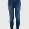 11 Degrees Mid Blue Wash Junior Sustainable Skinny Jeans
