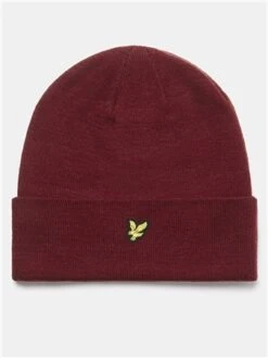 Lyle & Scott Burgundy Beanie