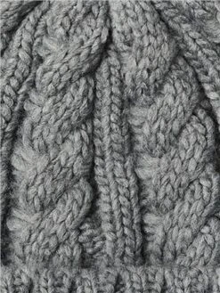 Harper & Lewis Grey Grouse Cable Knit Beanie -Jack & Jones Store 29603 2