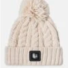 Harper & Lewis Oatmeal Grouse Cable Knit Beanie