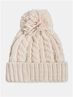 Harper & Lewis Oatmeal Grouse Cable Knit Beanie -Jack & Jones Store 29604 2