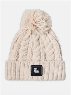 Harper & Lewis Oatmeal Grouse Cable Knit Beanie