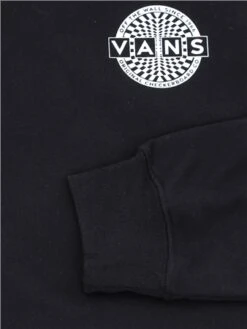 Vans Black Warped Checkerboard Logo Hoodie -Jack & Jones Store 29608 2