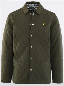 Lyle & Scott Olive Quilted Jacket