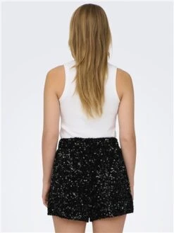 Only Black Confidence Sequins Shorts -Jack & Jones Store 29670 3