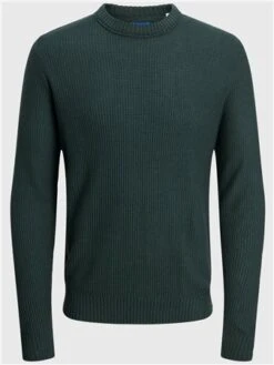 Jack & Jones Green / Magical Forest Kyle Knit Crew Neck