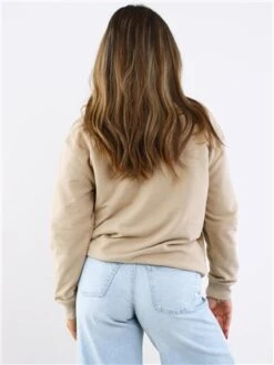 Brave Soul Stone / White California Print Crew Sweat -Jack & Jones Store 29710 3